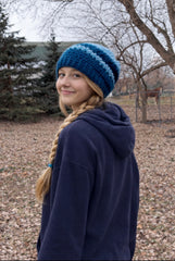 LIGHT BLUE / BLUE Flower Hat Kit