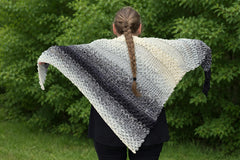 THE CROCODILE WING STYLE SHAWL