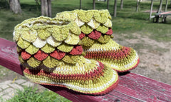 Mommy & Me Spring Leaves Booties (Adult)