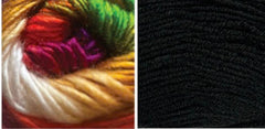 BLACK ( Woolicious) / DREAMING COLORFUL (Dream Pillow Kit)