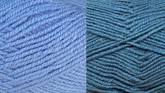 LIGHT BLUE / BLUE Flower Hat Kit