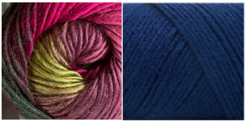 NAVY + CALLA LILY - Embossed Phoenix Scarf KIT
