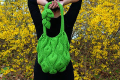Embossed Leaves Purse