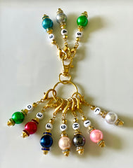 PLC #001 Set of 10 Crochet / Knitting Stitch Markers
