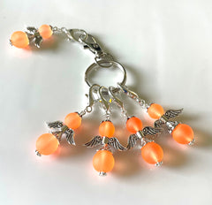 TSFA #007 Set of 5 Crochet Knitting Stitch Markers