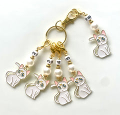 GWG #001 Set of 5 Crochet Knitting Stitch Markers