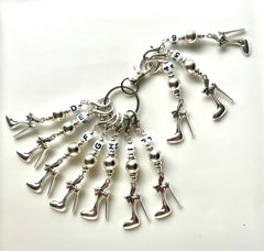 SPS #001 Set of 10 Crochet Knitting Stitch Markers