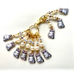 GGC #002 Set of 9 Crochet Knitting Stitch Markers