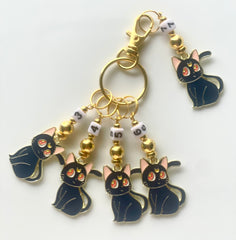 GNC #001 Set of 5 Knitting Stitch Markers