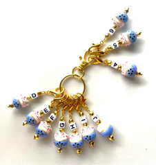 GCC #001 Set of 9 Crochet Knitting Stitch Markers