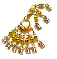 GLC #001 Set of 10 Crochet Knitting Stitch Markers