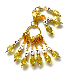 GYC #001 Set of 10 Crochet/ Knitting Stitch Markers