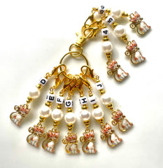 GLPW #001 Set of 10 Crochet Knitting Stitch Markers