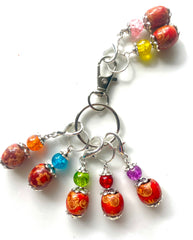 STCA #001 Set of 7 Crochet / Knitting Stitch Markers