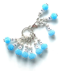 SLN #007 Set of 10 Crochet Knitting Stitch Markers