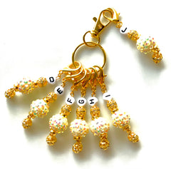 GLNG #001 Set of 7 Crochet/ Knitting Stitch Markers