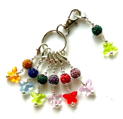 SBB #001 Set of 7 Crochet / Knitting Stitch Markers