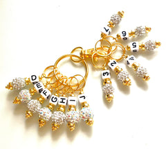 RCS #001 Set of 12 Crochet / Knitting Stitch Markers