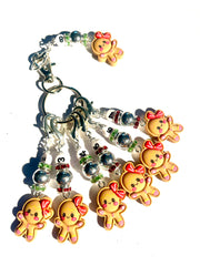 Christmas 004 Set of 7 Crochet knitting Stitch Markers