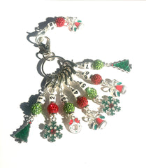 Christmas 006 Set of 8 Crochet Knitting Stitch Markers
