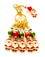 Christmas #0031 Handmade Set of 6 Crochet Knitting Stitch Markers
