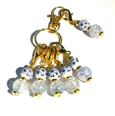 CCG #0003 Set of 6 Crochet Knitting Stitch Markers