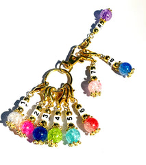 CCG #0007 Set of 9 Crochet Knitting Stitch Markers