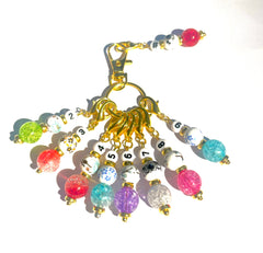 CCG #0008 Set of 9 Crochet Knitting Stitch Markers