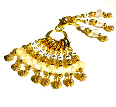 GAL #010 Handmade Set of 11 Crochet Knitting Stitch Markers