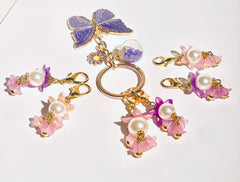 GPF #0010 Handmade Set of 6 Crochet and Knitting Stitch Markers