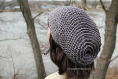 Reversible Textured Slouch PDF Pattern - Bonita Patterns