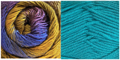 TURQUOISE + SPLENDOR - Embossed Natura Shawl