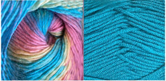 TURQUOISE ( Woolicious) / I CAN'T QUIT YOU (Dream Blanket)