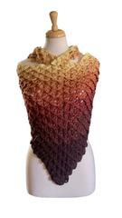 CROCODILE STITCH SHAWL (Ready Made)
