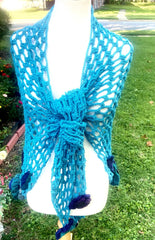 Falling Flowers Shawl Pattern