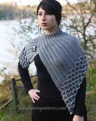 Asymmetrical Capelet - Bonita Patterns