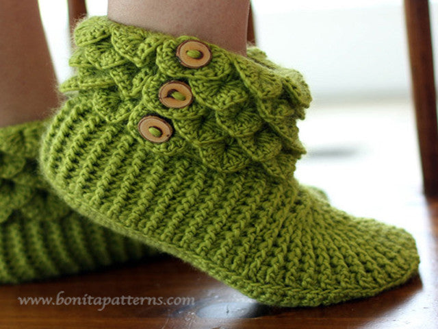 Crocodile Boots (Adult) - Bonita Patterns