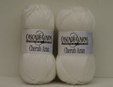Cascade Yarns - Cherub Aran - White 01 - Bonita Patterns