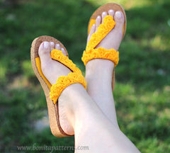 Trio Street Ready Sandals Pattern - Bonita Patterns