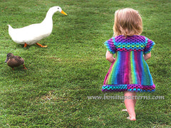 Crocodile Stitch Girly Dress - Bonita Patterns