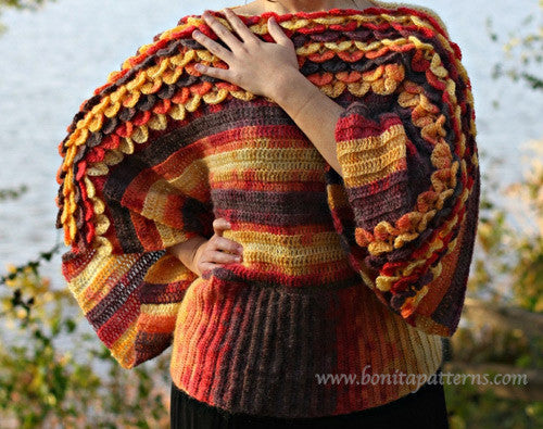 Crocodile Batwing Blouse - Bonita Patterns