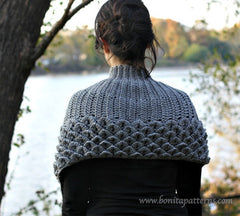 Asymmetrical Capelet - Bonita Patterns