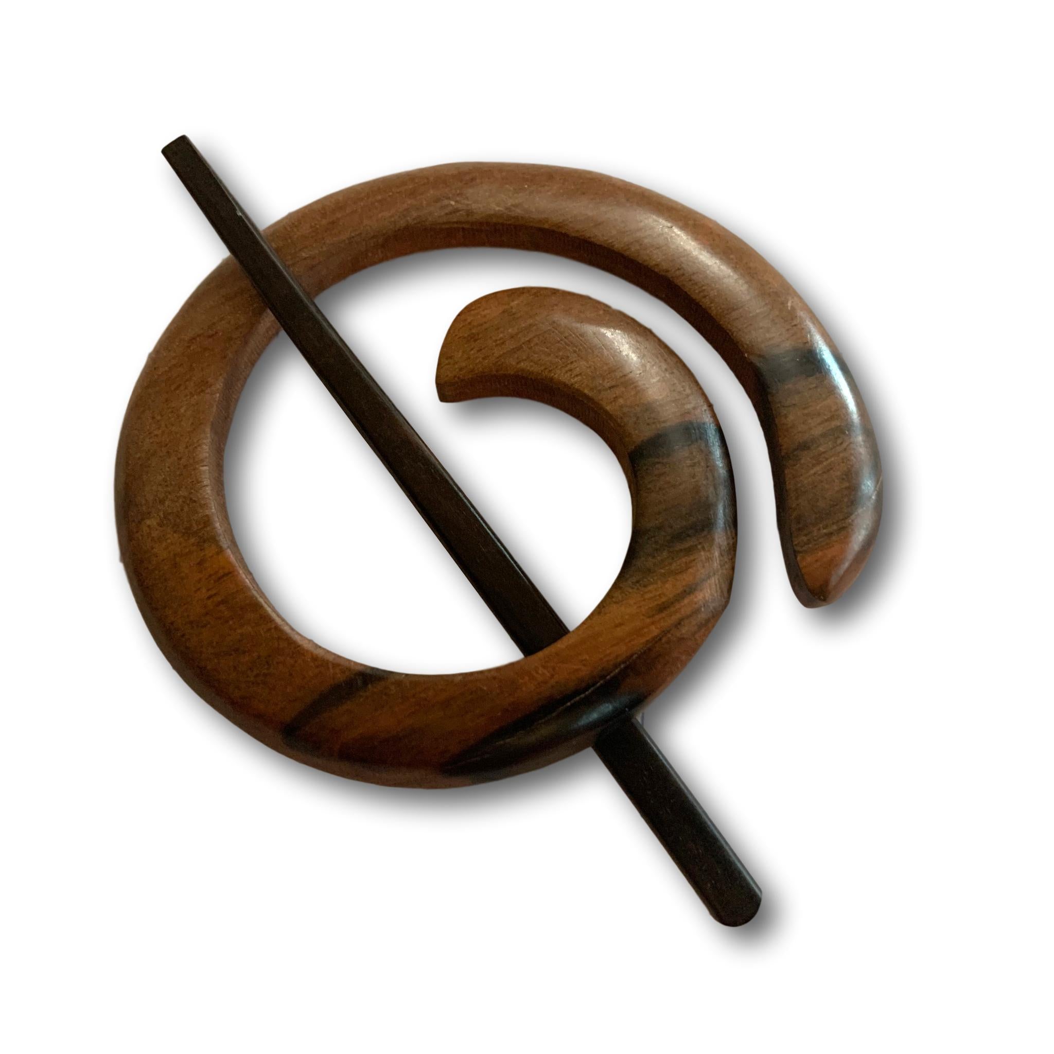 Hand made Spiral Ring Shawl Pin - Bonita Patterns