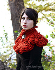 Ruffled Victorian Cowl - Bonita Patterns