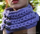 Knit- Look Braid Stitch Cowl - Bonita Patterns