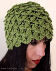 Crocodile Cloche - Bonita Patterns