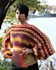 Crocodile Batwing Blouse - Bonita Patterns