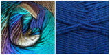 (NEW) ROYAL BLUE + ALL BLUES - Embossed Phoenix Scarf KIT