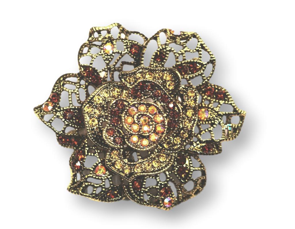 Amber Rose Brooch - Bonita Patterns