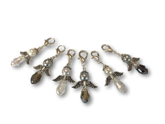 Angelical CA Crystal - #017 Set of 6 Stitch Markers - Bonita Patterns